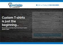 Tablet Screenshot of envisiontees.com